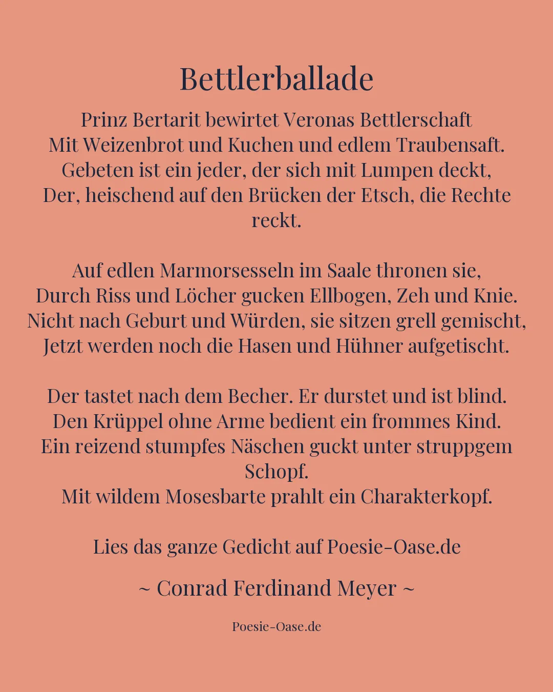 Illustration zu Bettlerballade