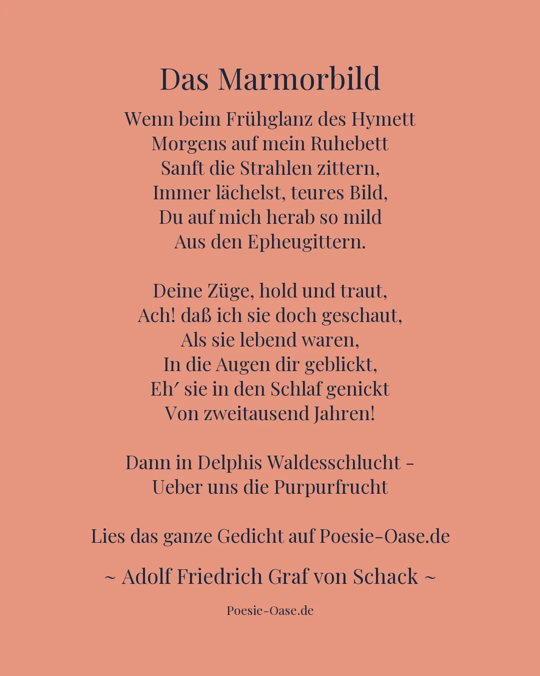 Illustration zu Das Marmorbild