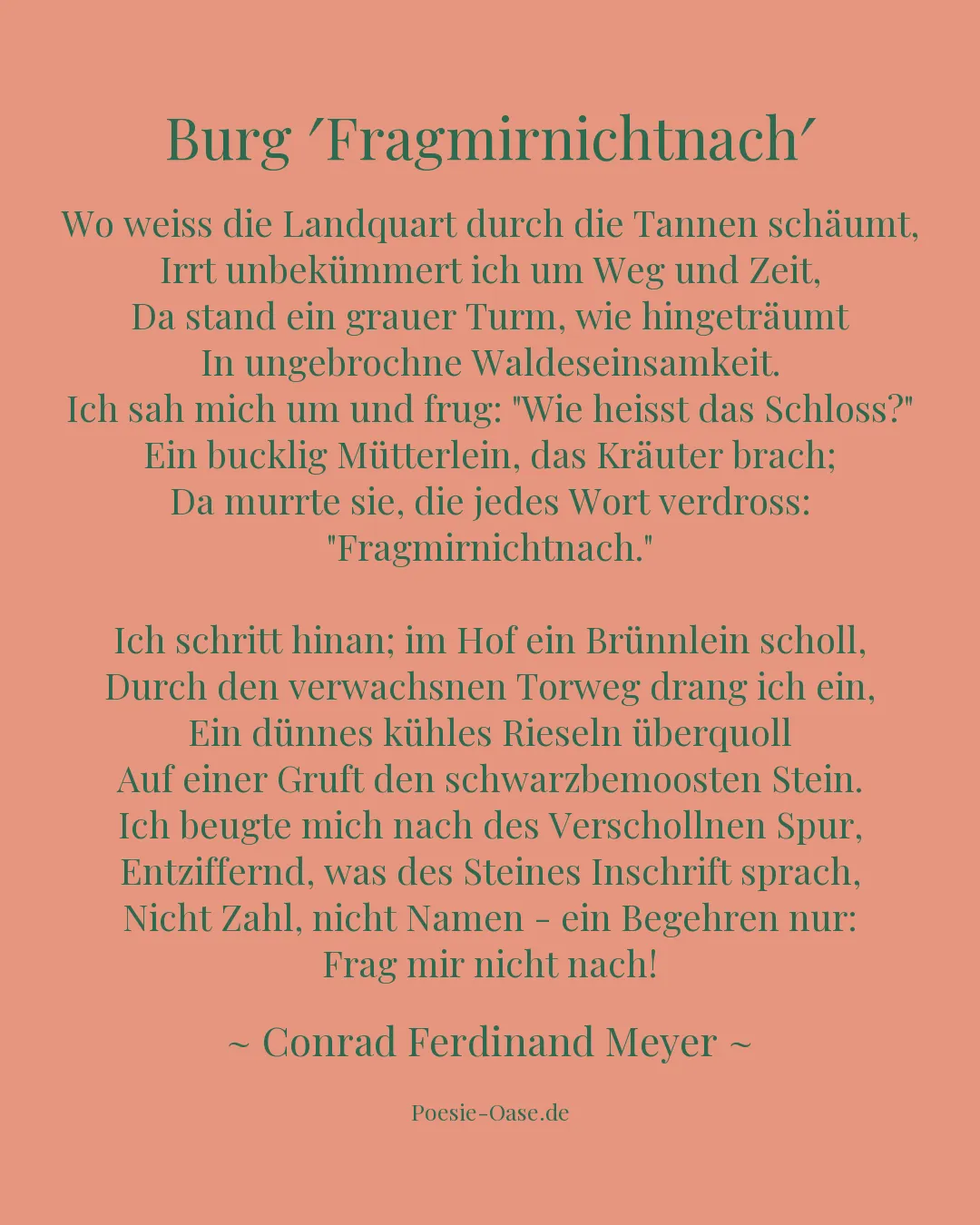 Illustration zu Burg ′Fragmirnichtnach′