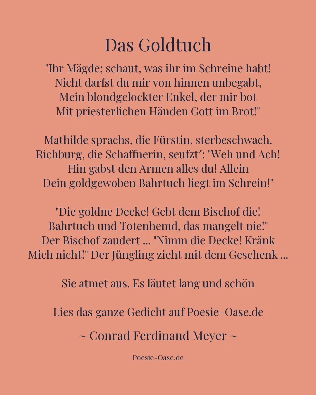 Illustration zu Das Goldtuch