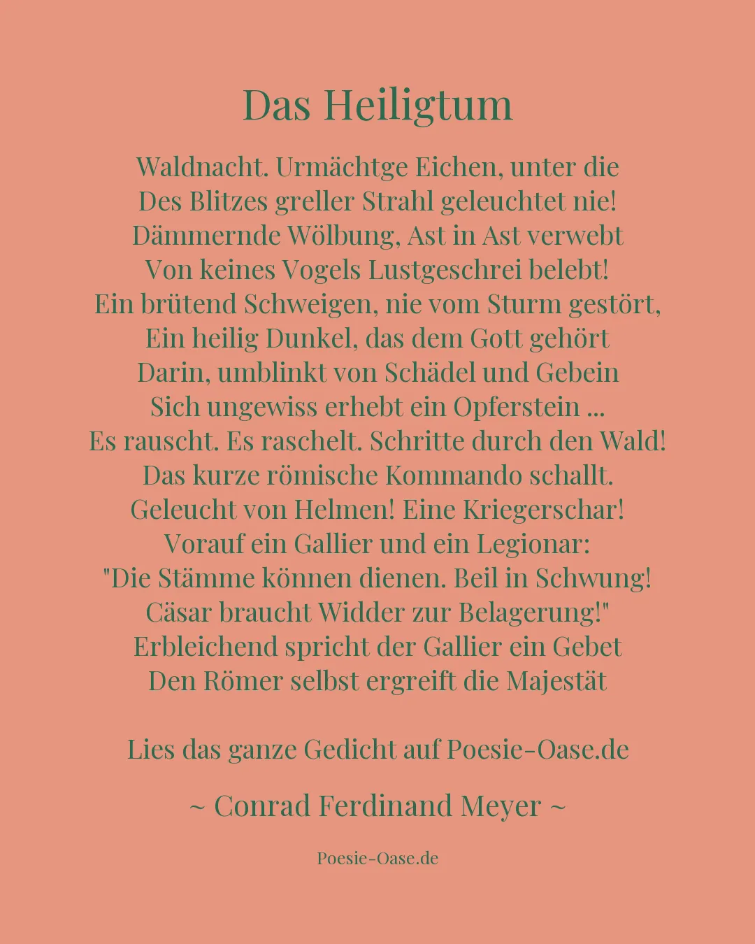 Illustration zu Das Heiligtum