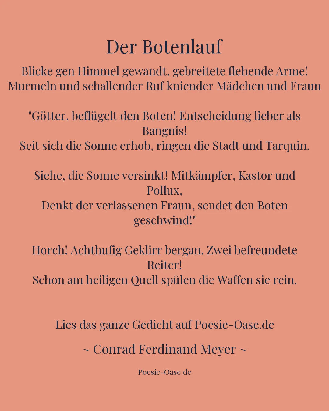 Illustration zu Der Botenlauf
