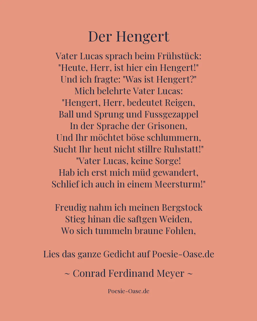 Illustration zu Der Hengert