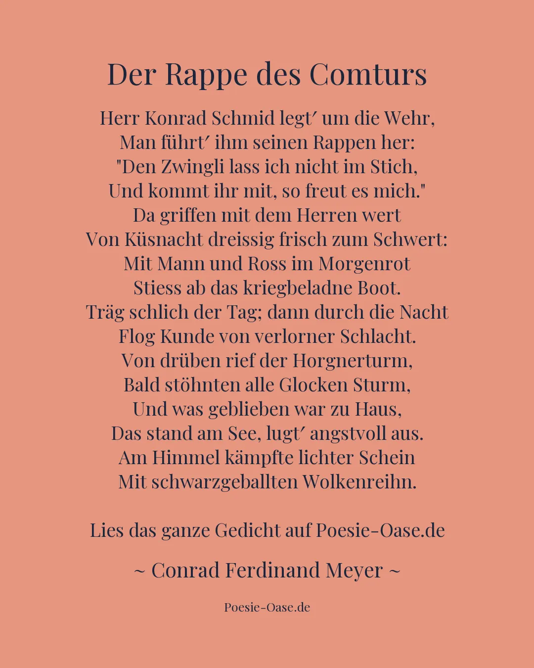 Illustration zu Der Rappe des Comturs