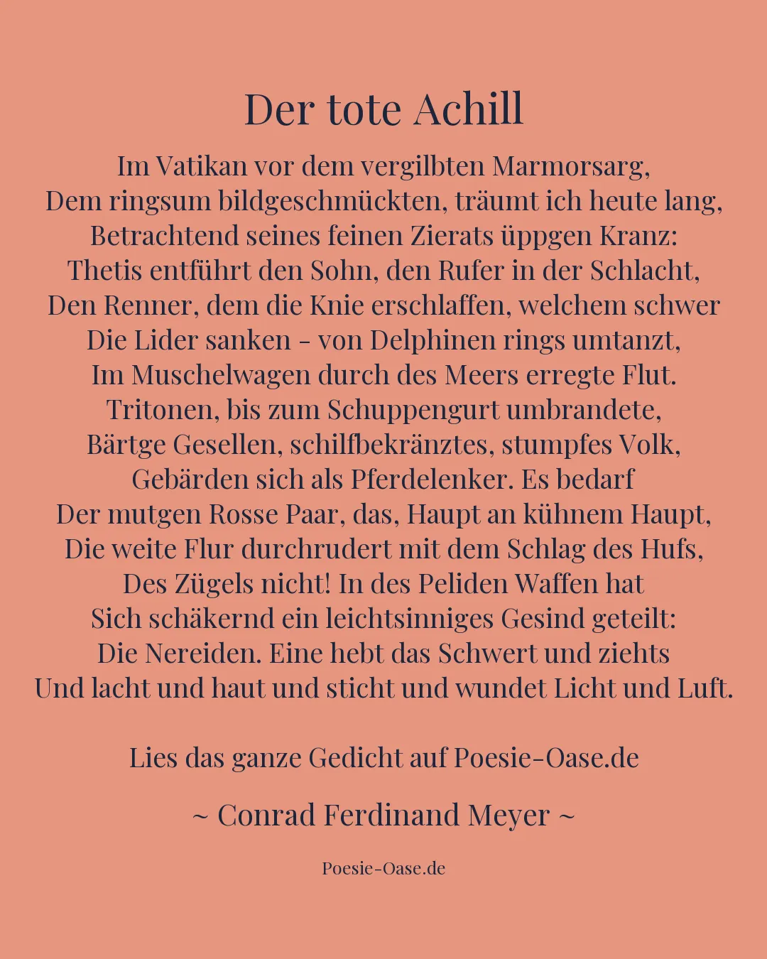 Illustration zu Der tote Achill