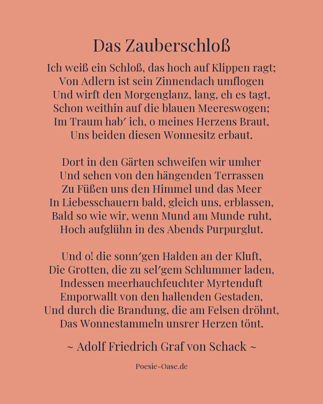 Illustration zu Das Zauberschloß