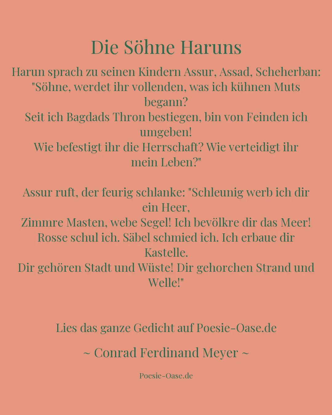 Illustration zu Die Söhne Haruns