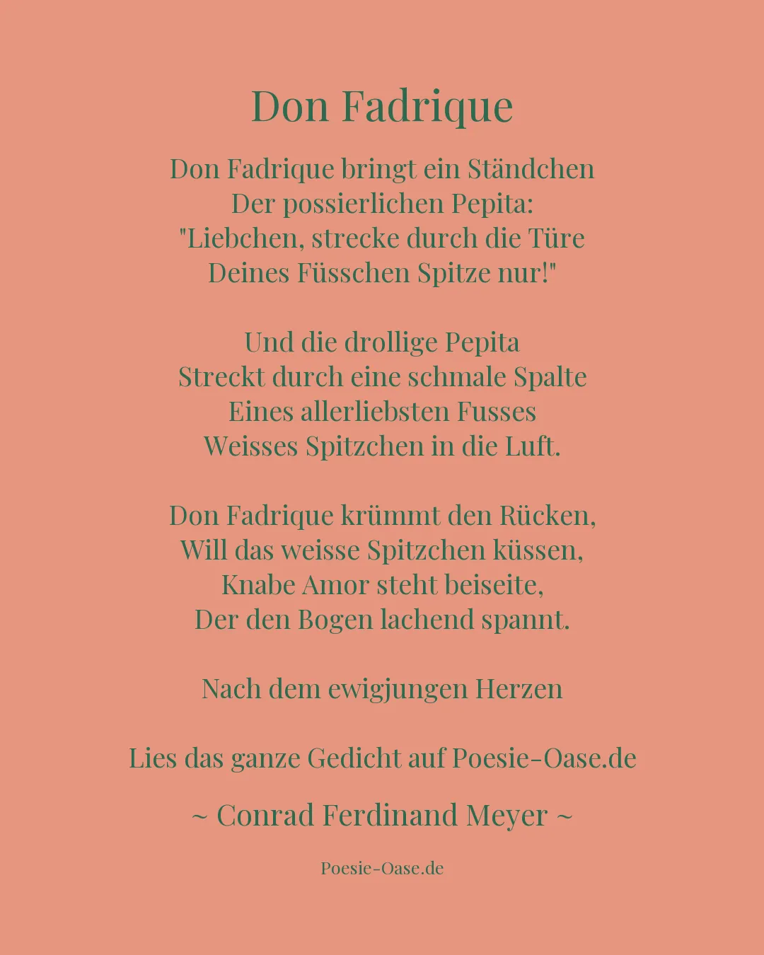 Illustration zu Don Fadrique