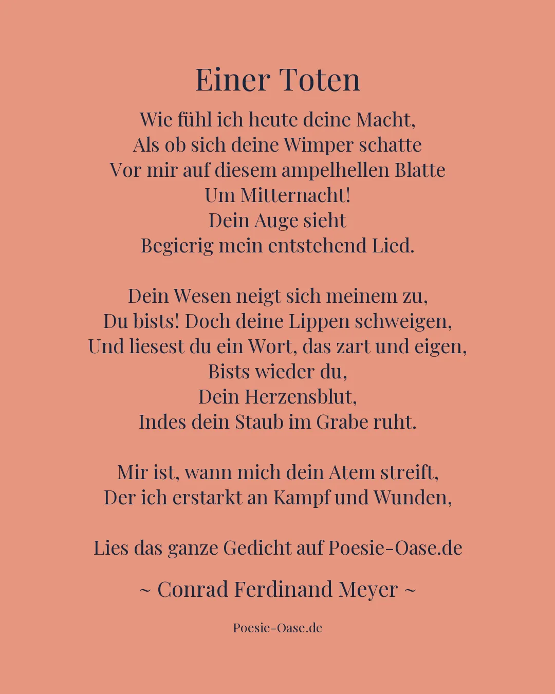 Illustration zu Einer Toten