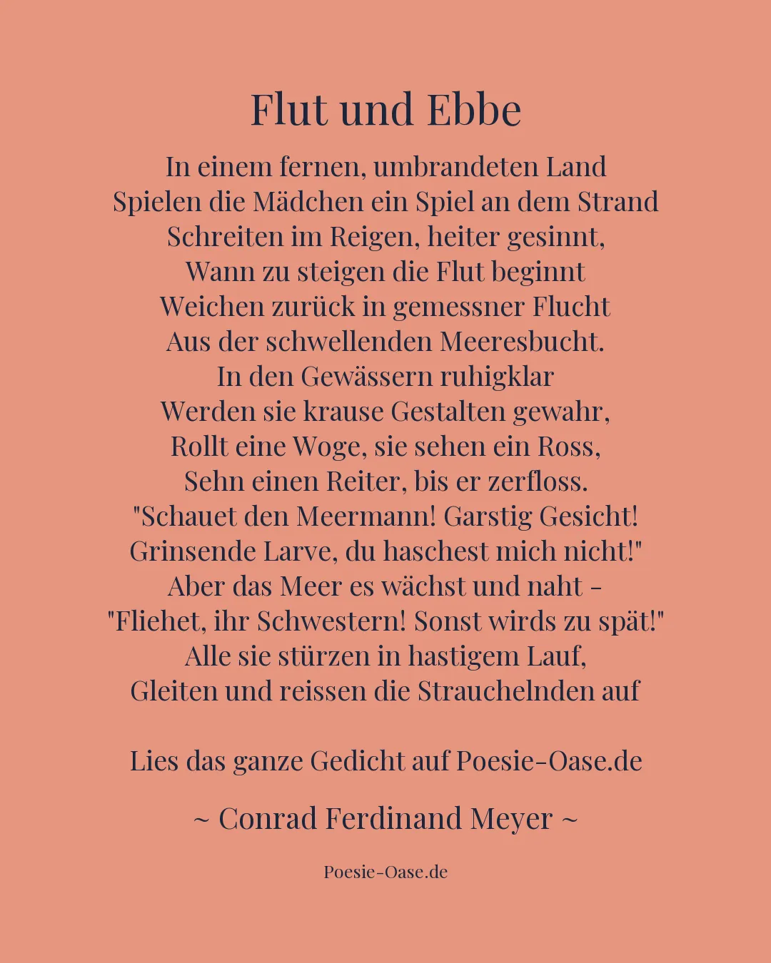 Illustration zu Flut und Ebbe