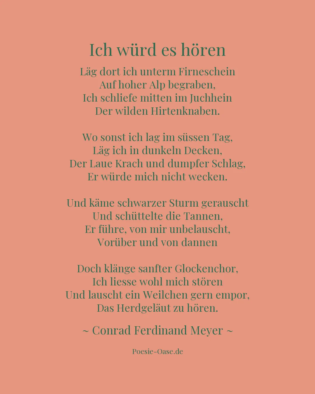 Illustration zu Ich würd es hören