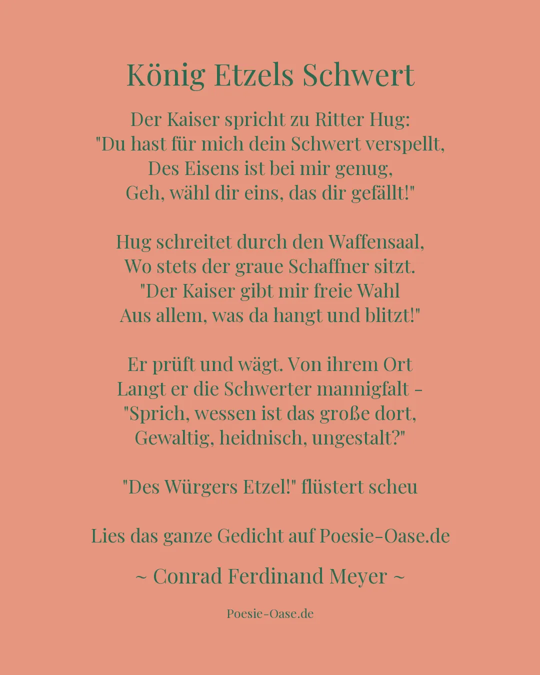 Illustration zu König Etzels Schwert