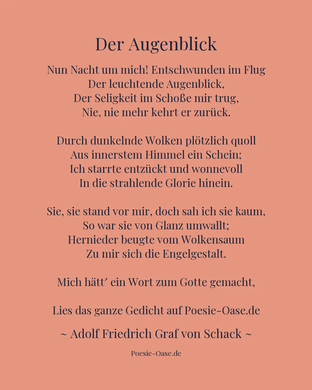 Illustration zu Der Augenblick