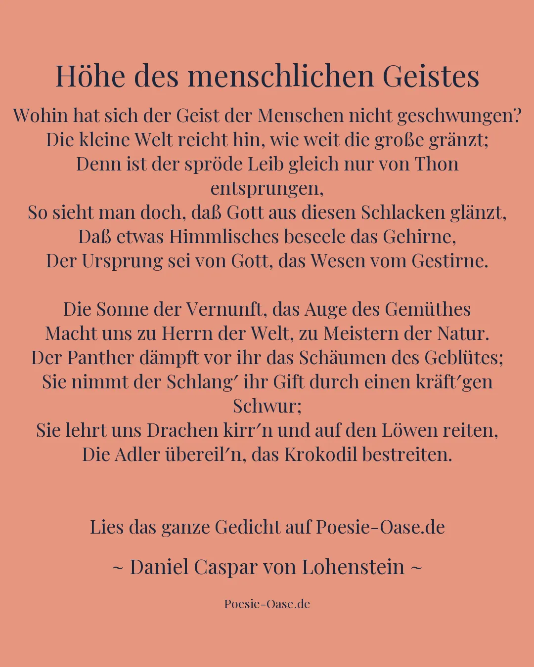 Illustration zu Höhe des menschlichen Geistes