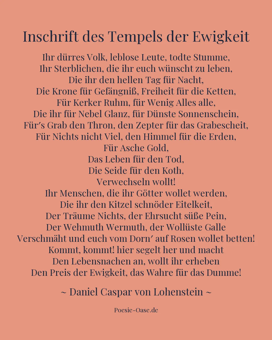 Illustration zu Inschrift des Tempels der Ewigkeit