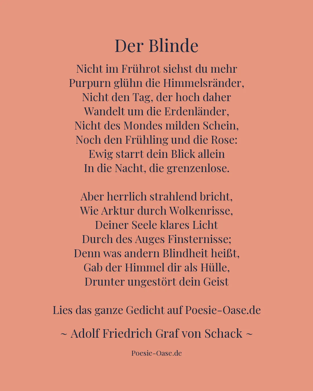 Illustration zu Der Blinde