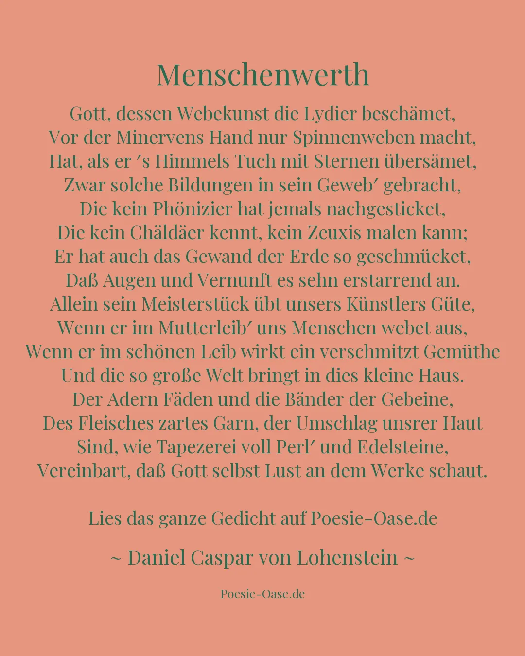Illustration zu Menschenwerth