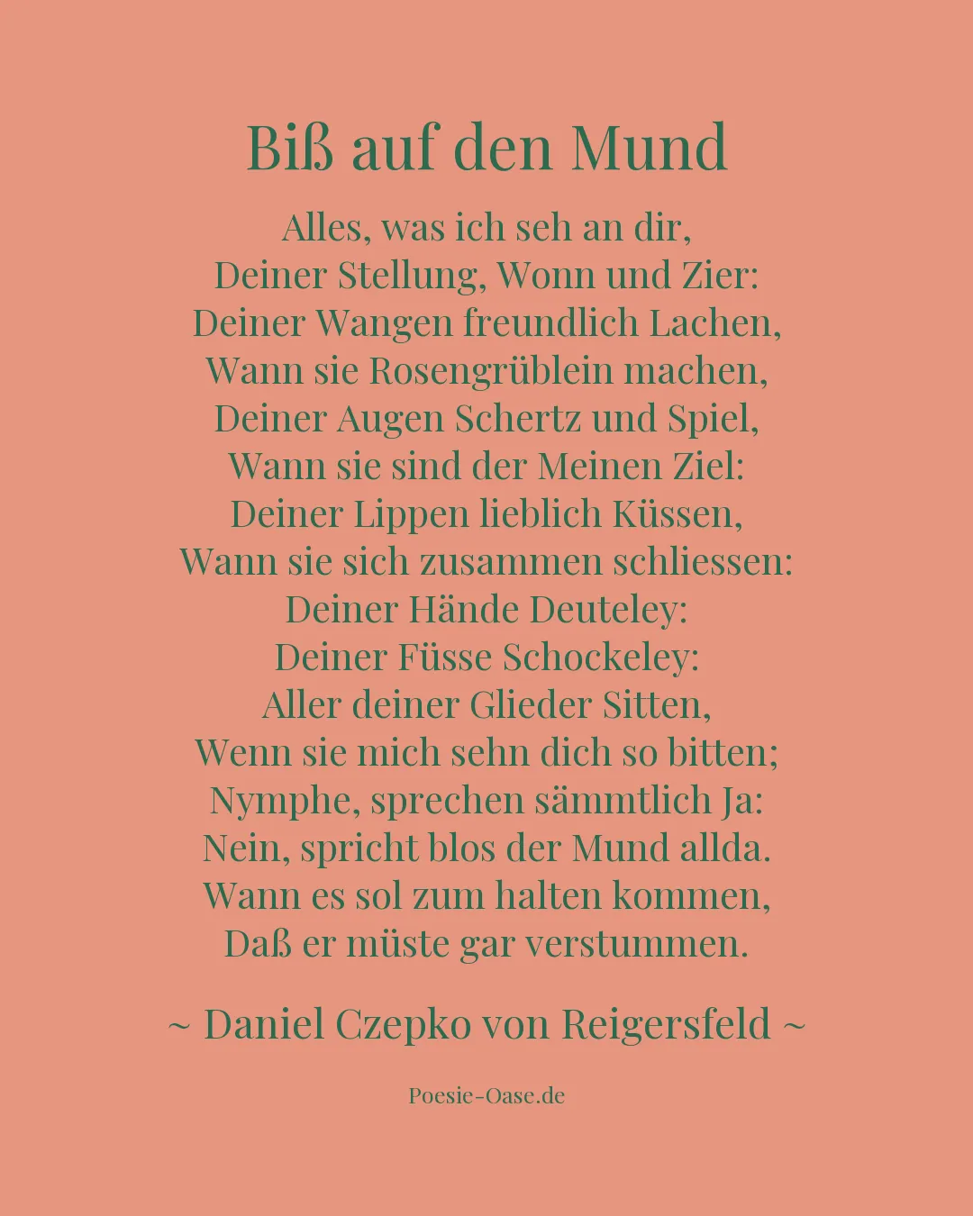 Illustration zu Biß auf den Mund