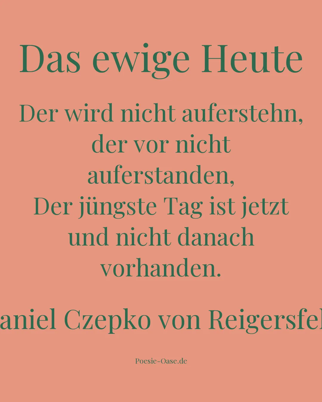Illustration zu Das ewige Heute