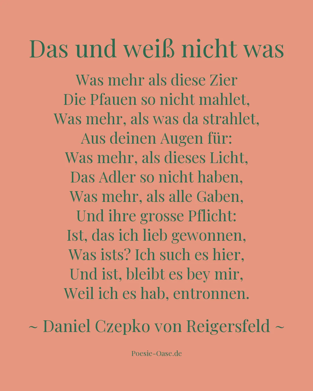 Illustration zu Das und weiß nicht was