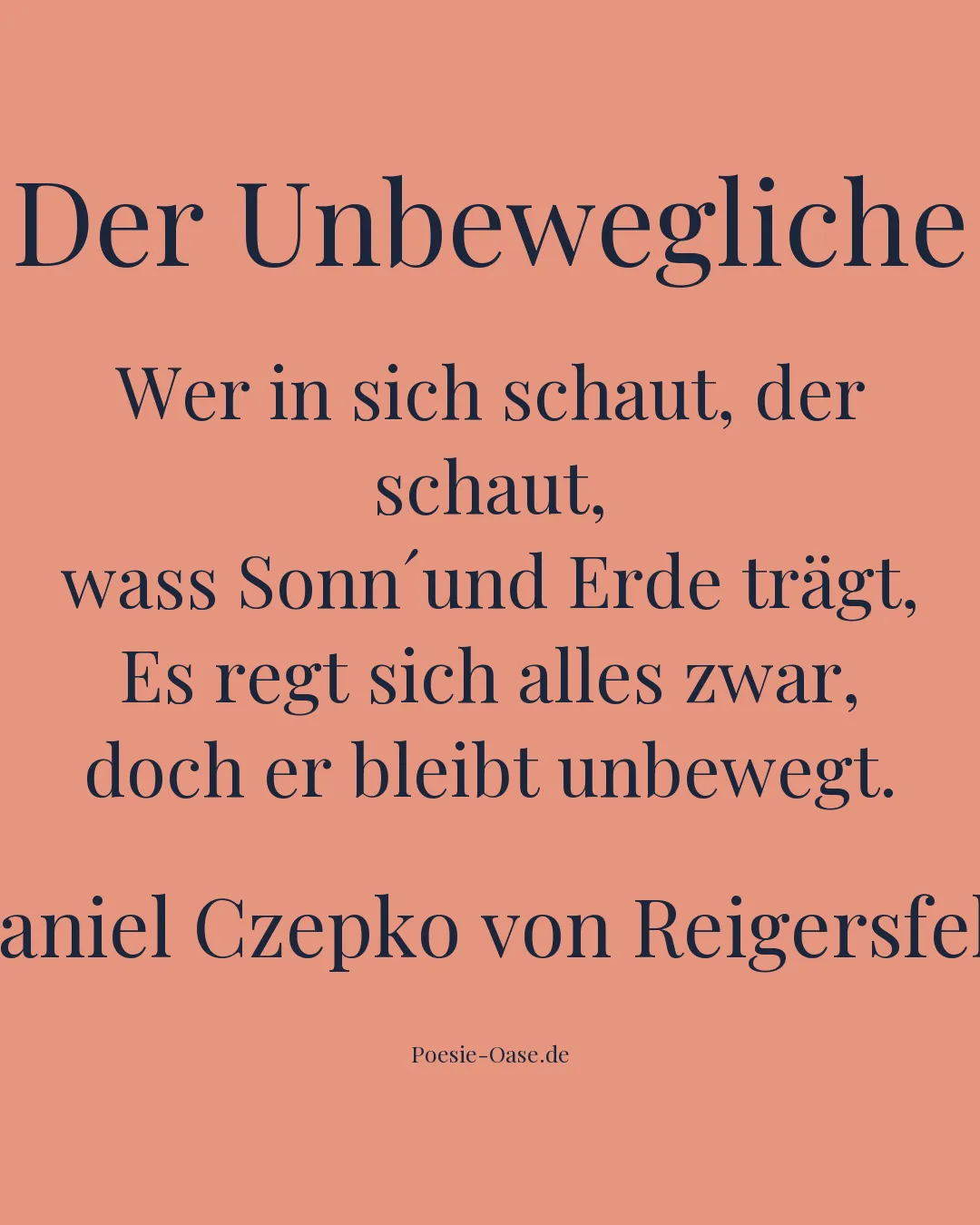 Illustration zu Der Unbewegliche