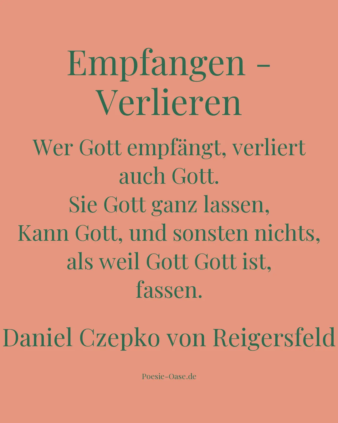 Illustration zu Empfangen - Verlieren