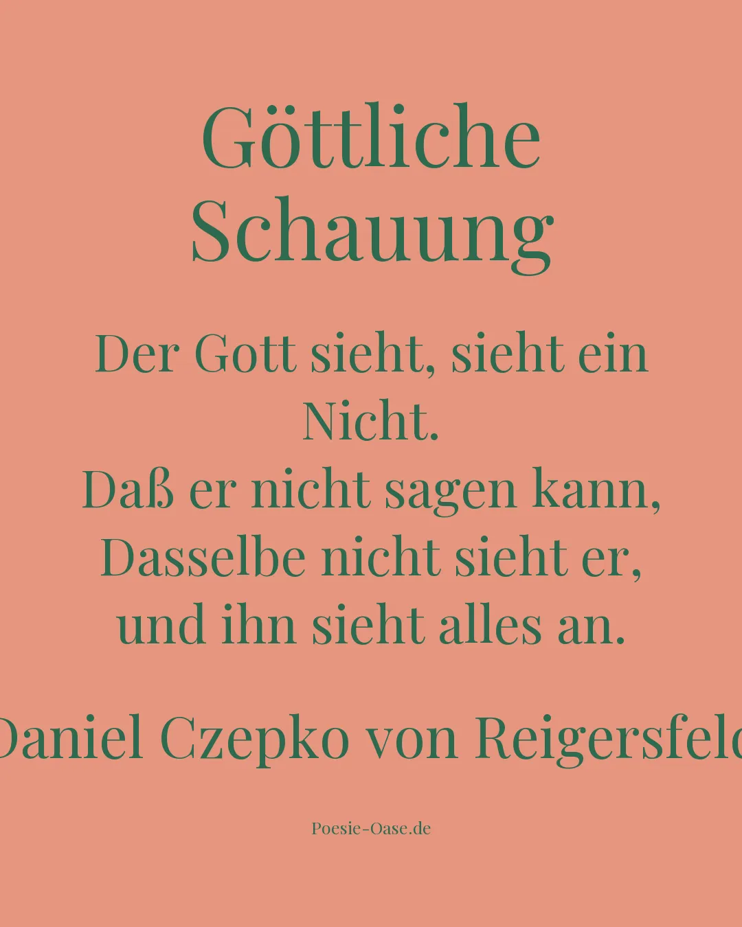 Illustration zu Göttliche Schauung