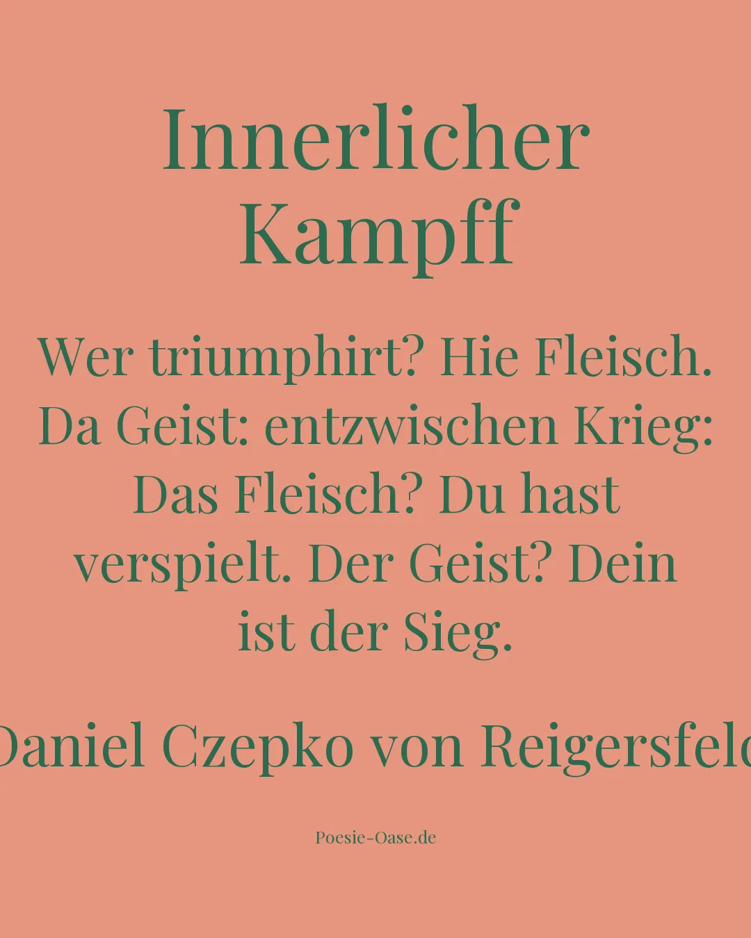 Illustration zu Innerlicher Kampff