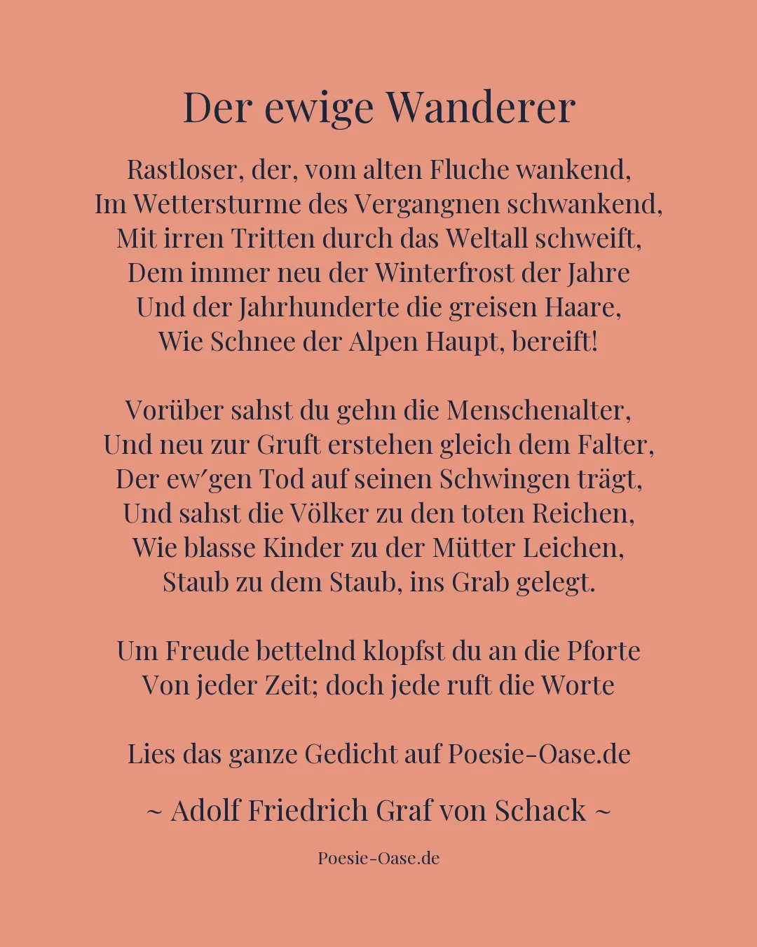 Illustration zu Der ewige Wanderer