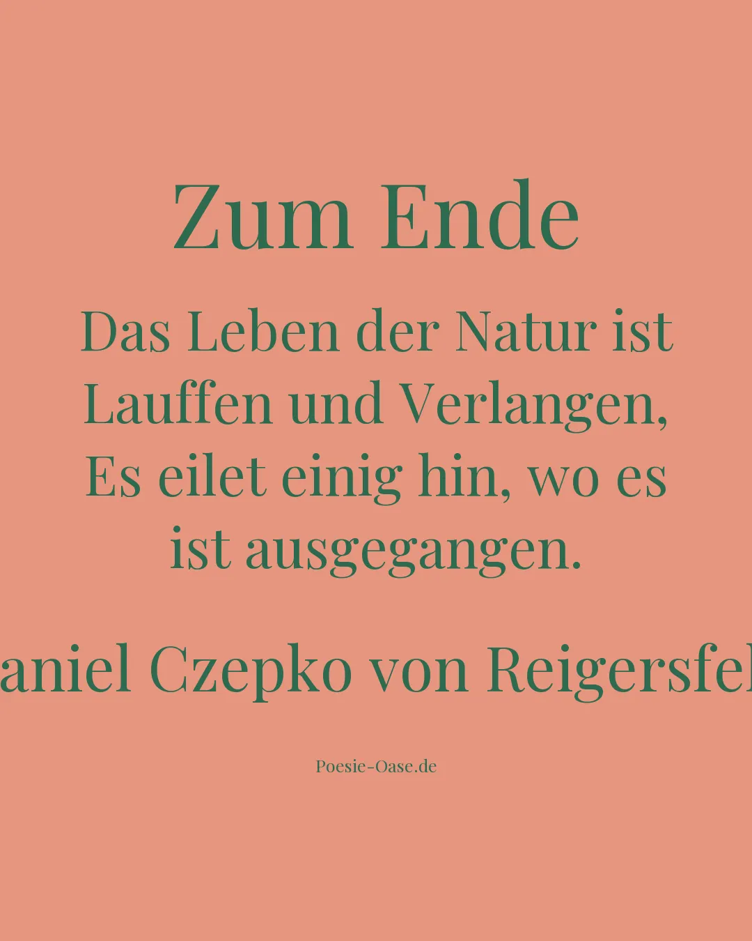 Illustration zu Zum Ende