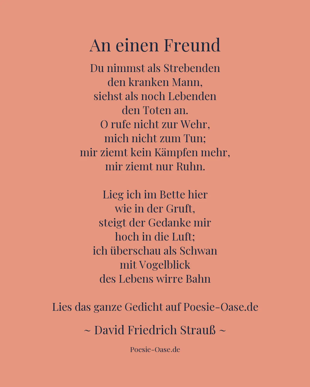 Illustration zu An einen Freund