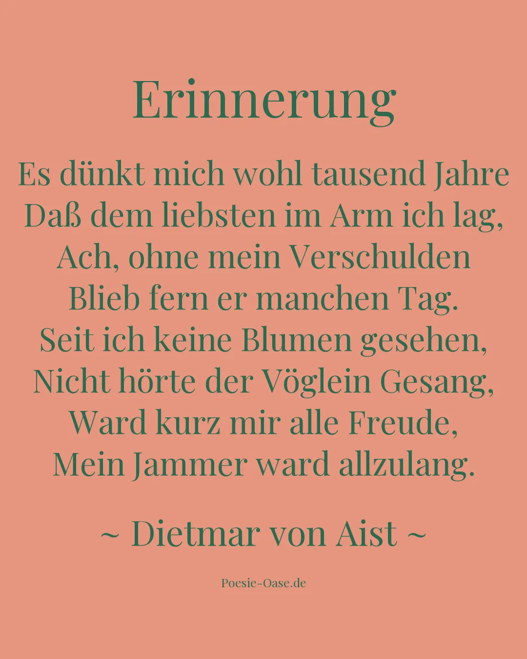 Illustration zu Erinnerung