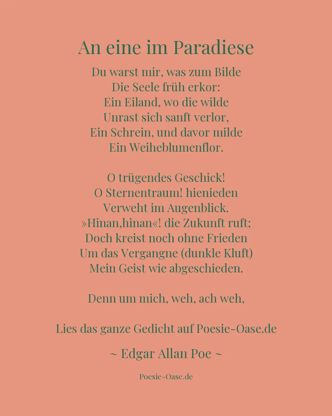 Illustration zu An eine im Paradiese
