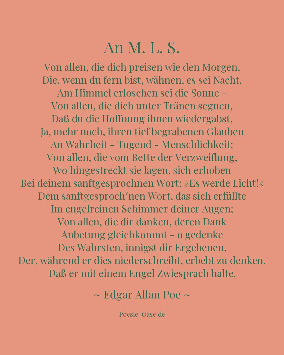 Illustration zu An M. L. S.