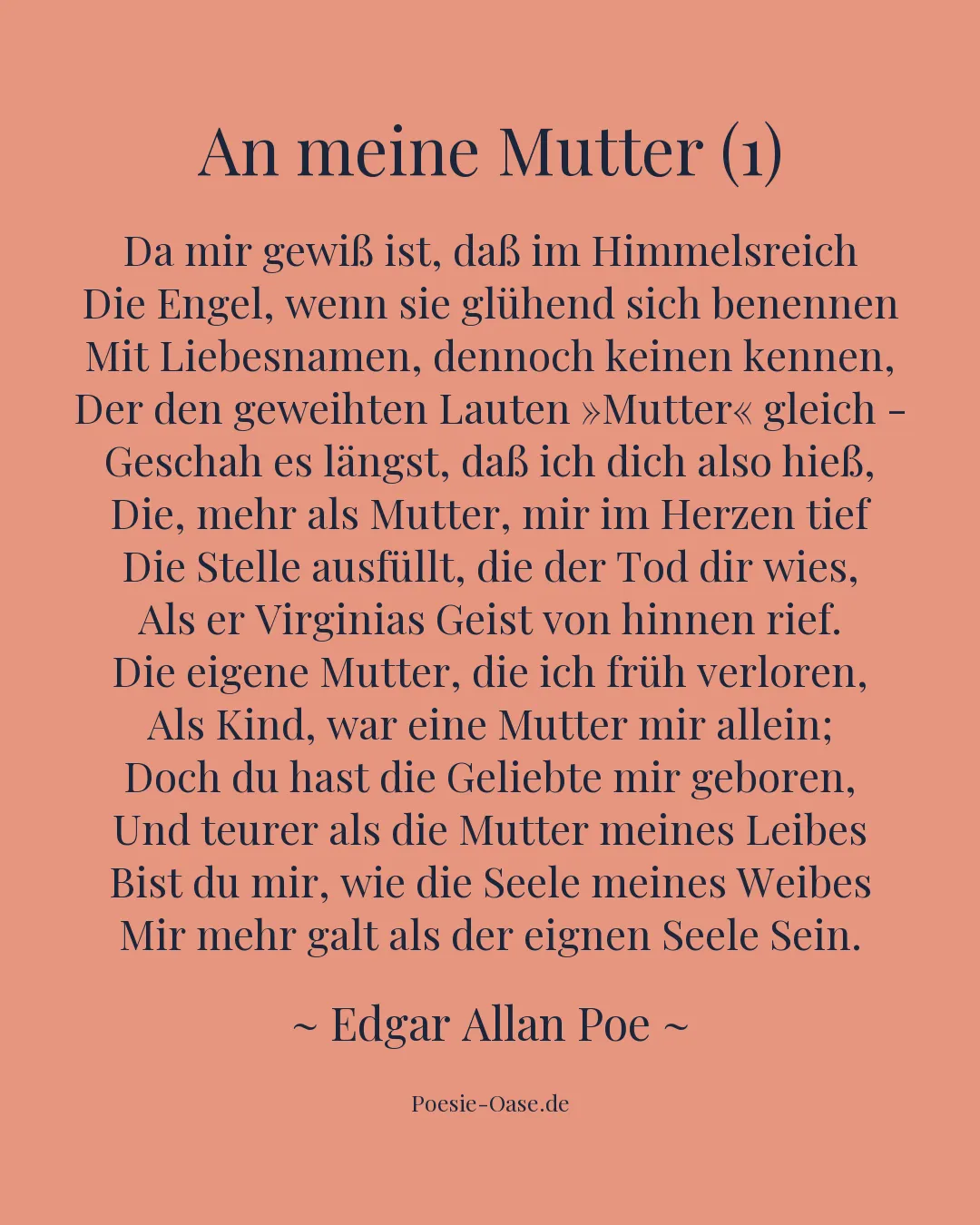 Illustration zu An meine Mutter (1)