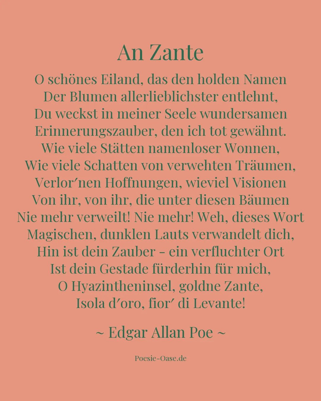 Illustration zu An Zante