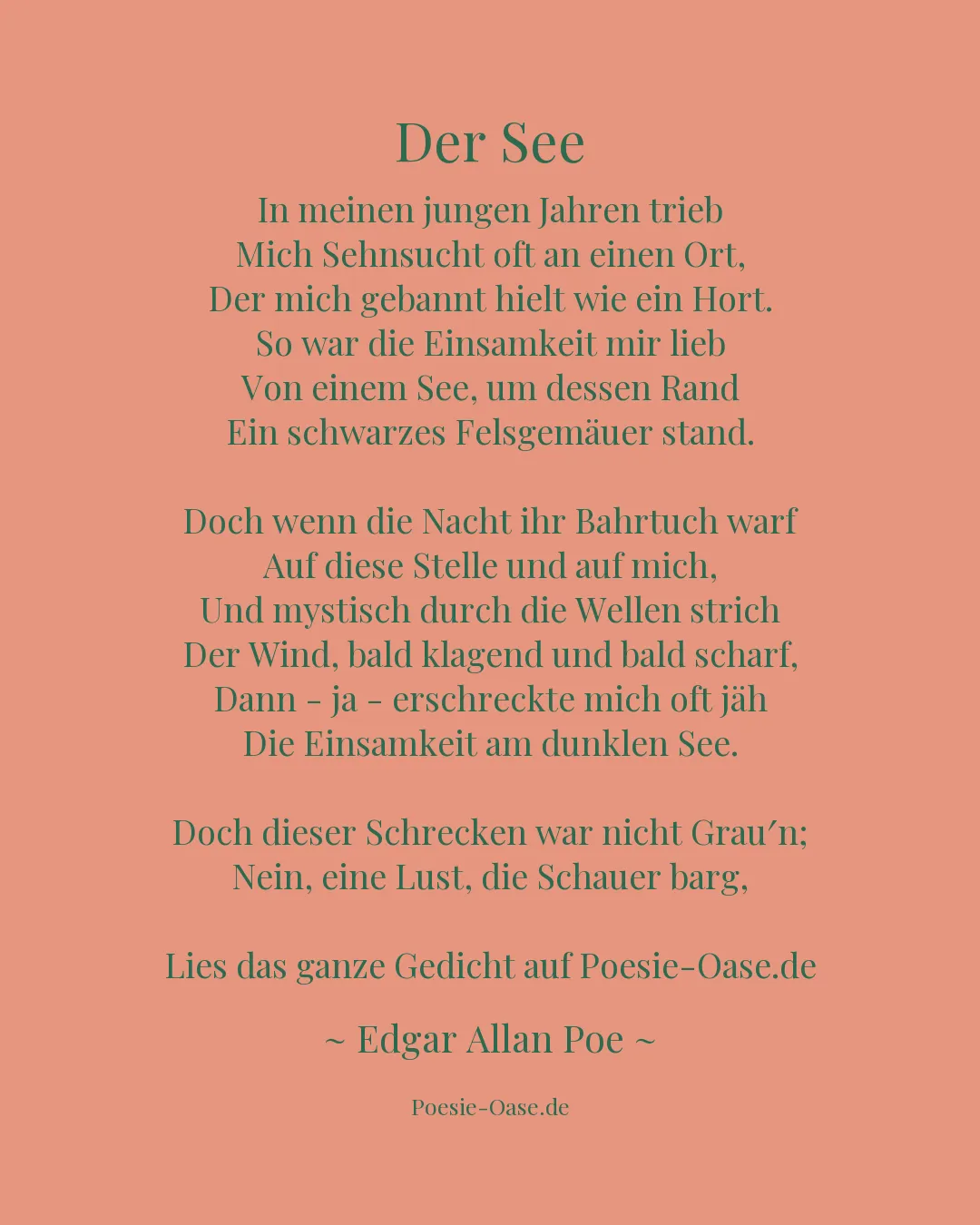 Illustration zu Der See