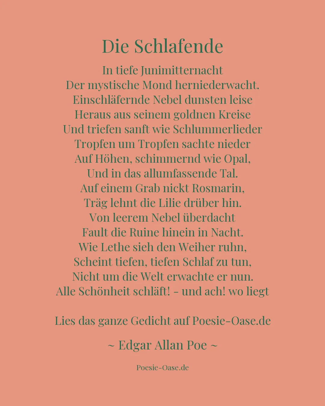 Illustration zu Die Schlafende