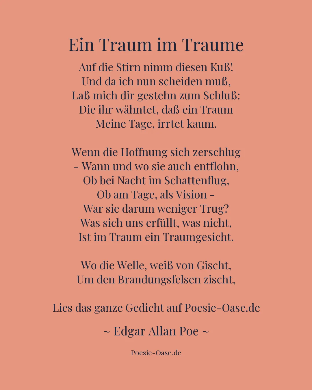Illustration zu Ein Traum im Traume