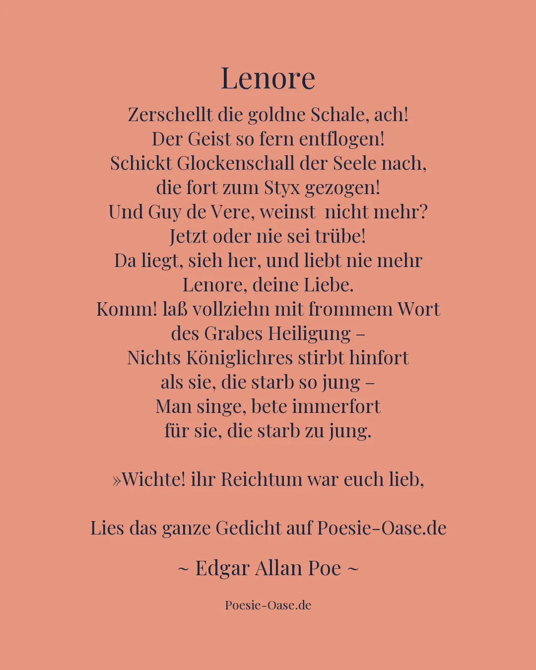 Illustration zu Lenore