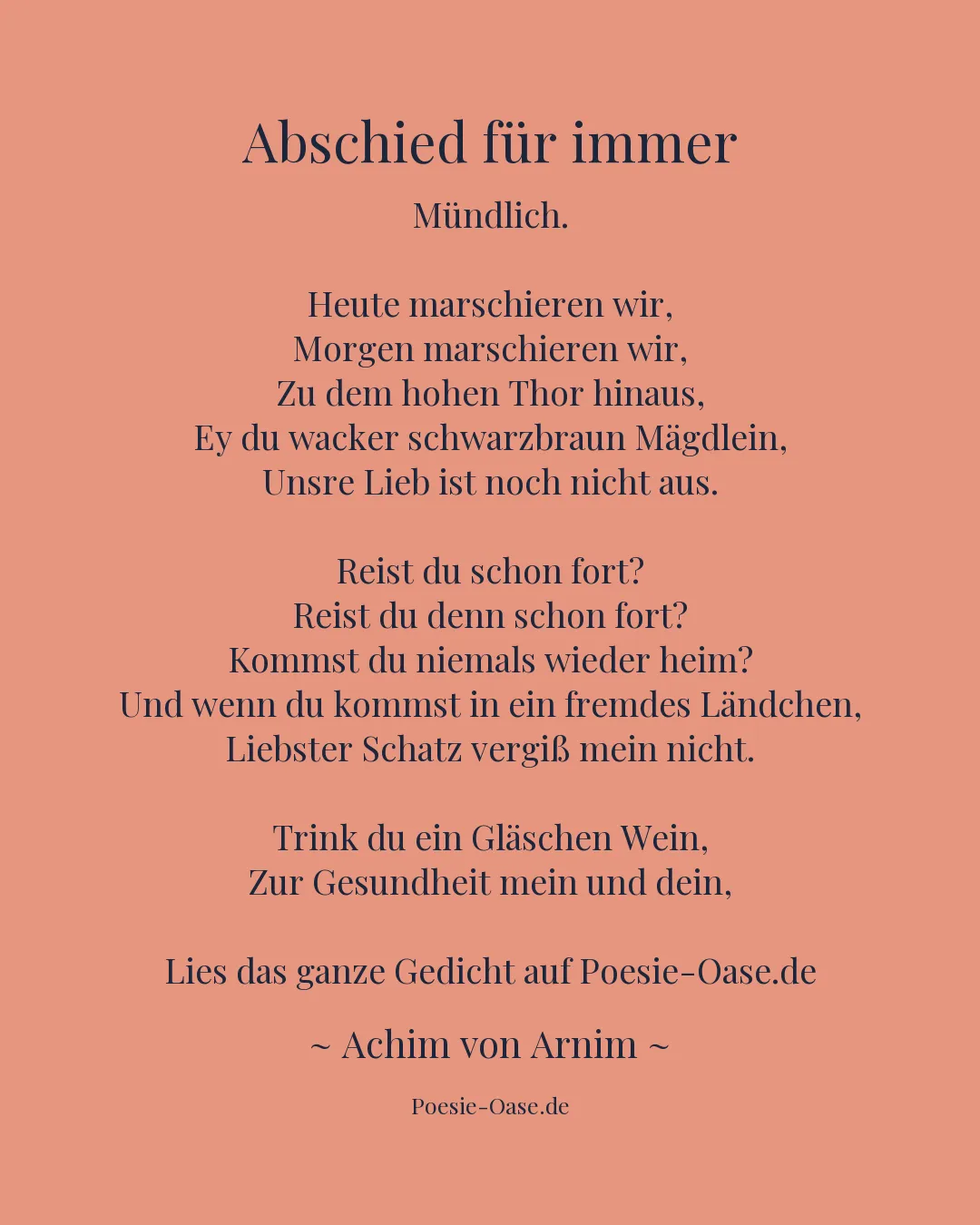 Illustration zu Abschied für immer