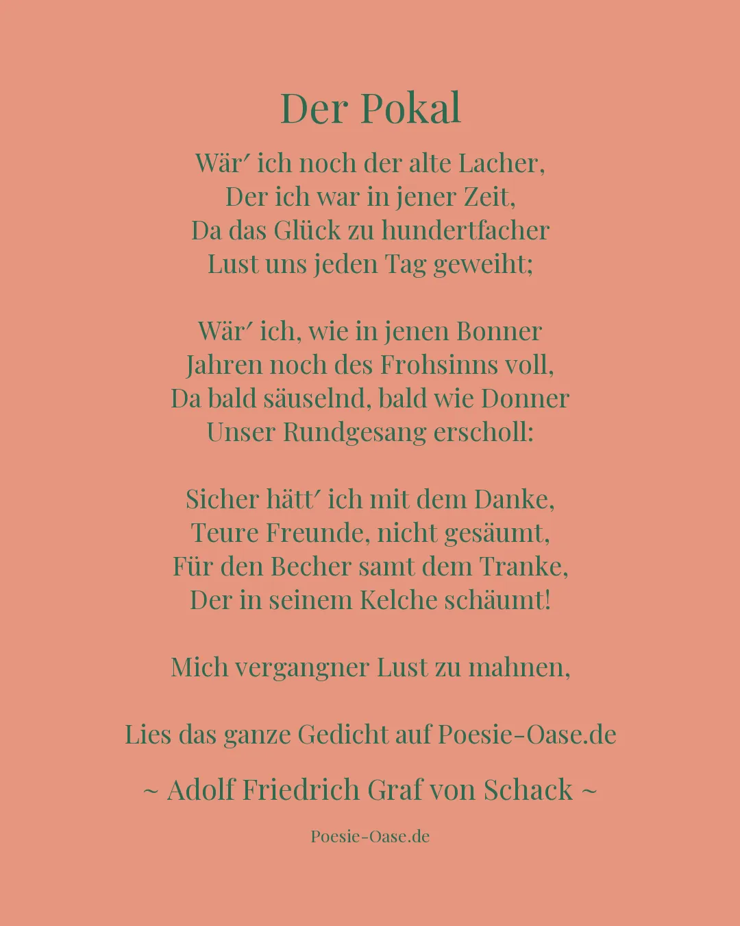 Illustration zu Der Pokal