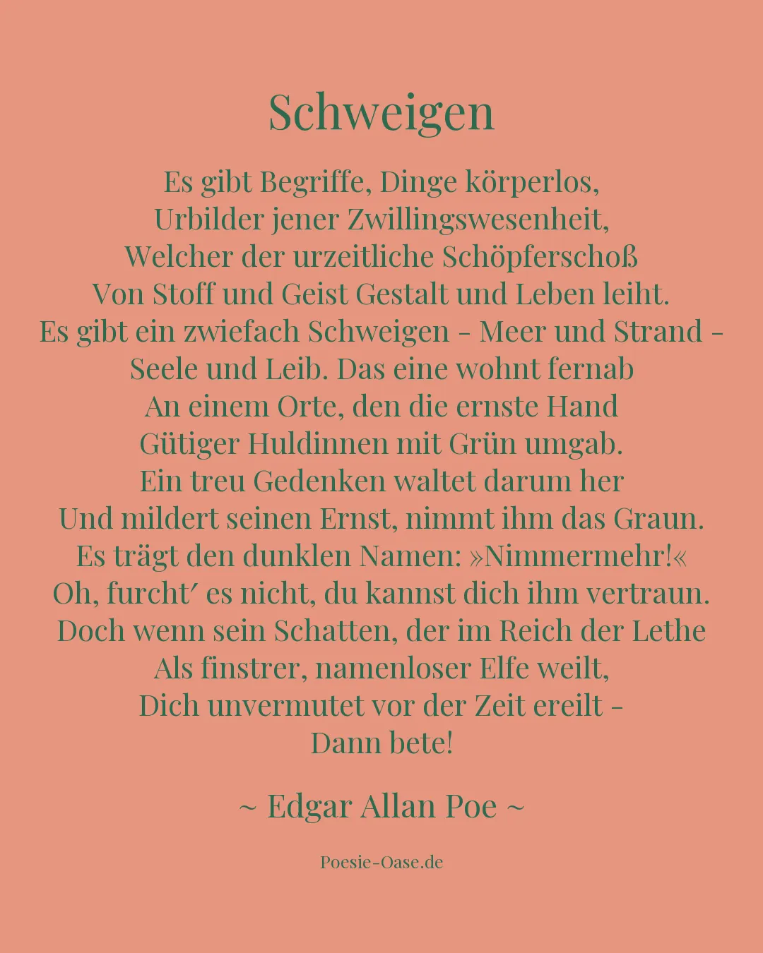 Illustration zu Schweigen