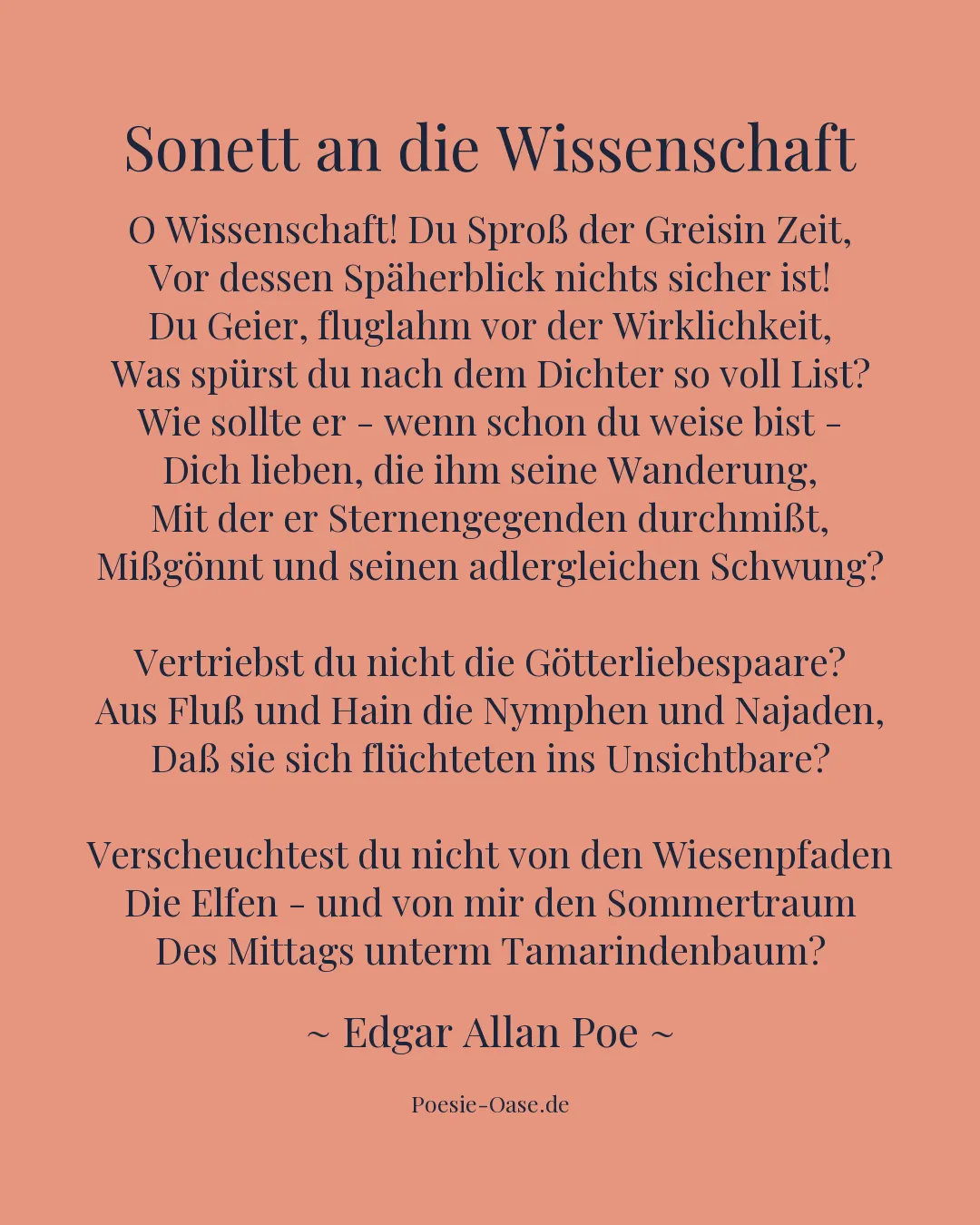 Illustration zu Sonett an die Wissenschaft