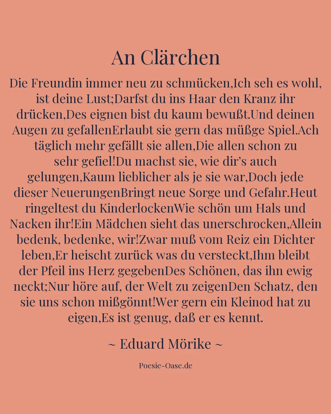 Illustration zu An Clärchen