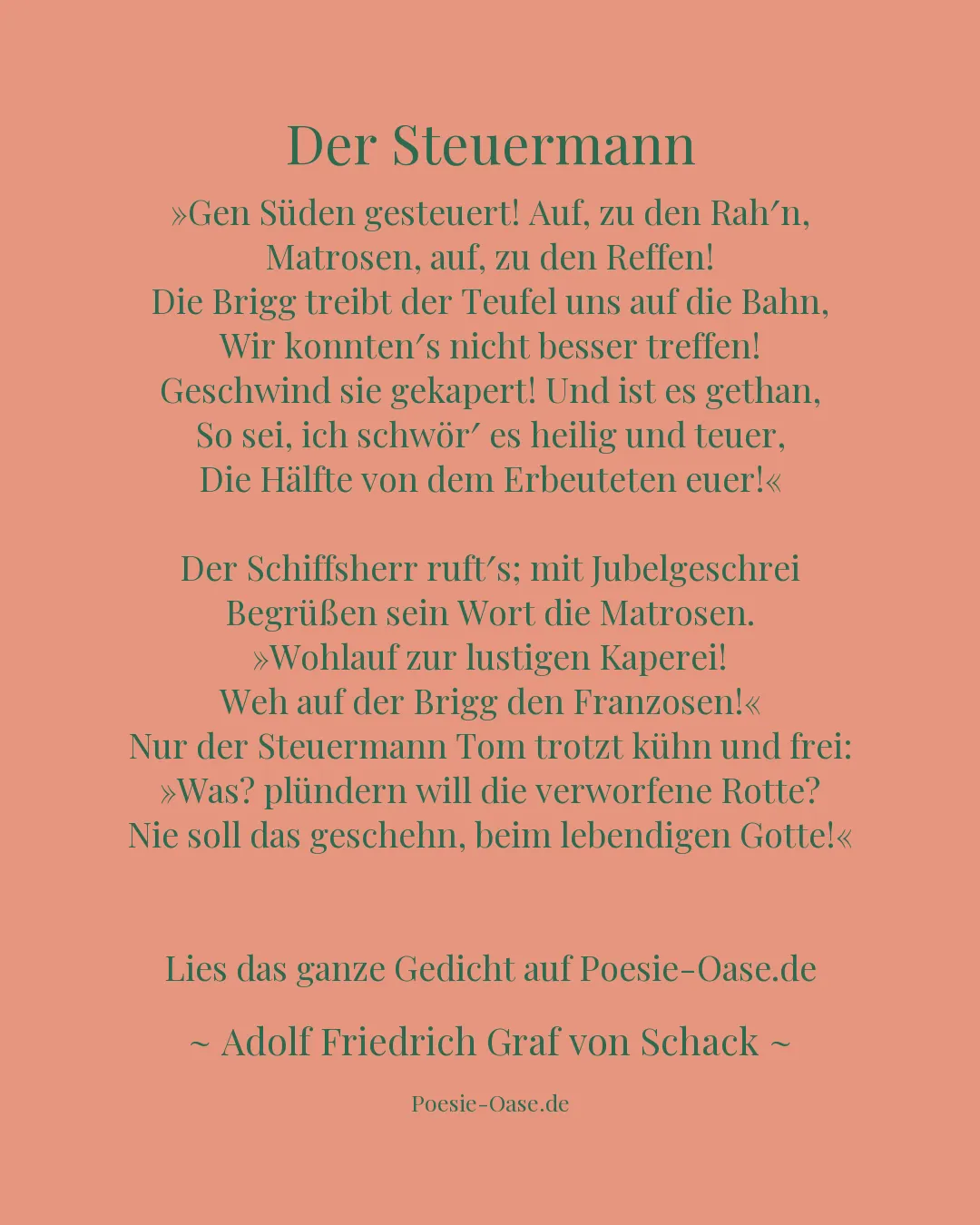 Illustration zu Der Steuermann