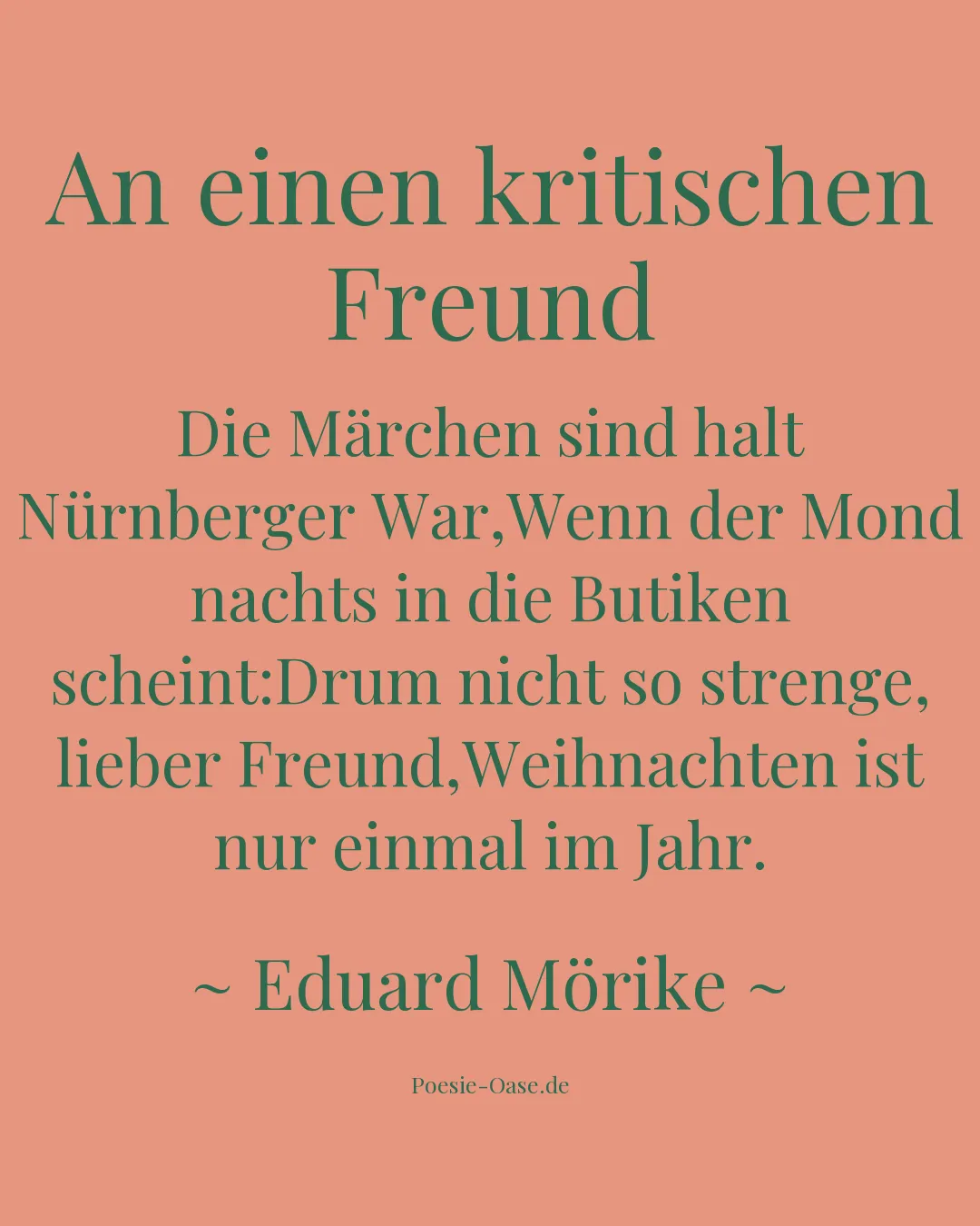 Illustration zu An einen kritischen Freund