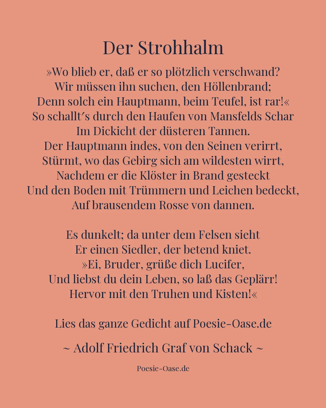 Illustration zu Der Strohhalm