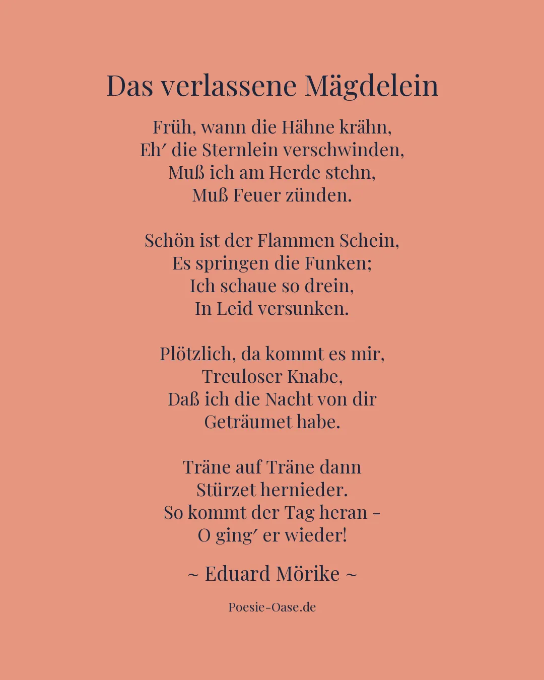 Illustration zu Das verlassene Mägdelein