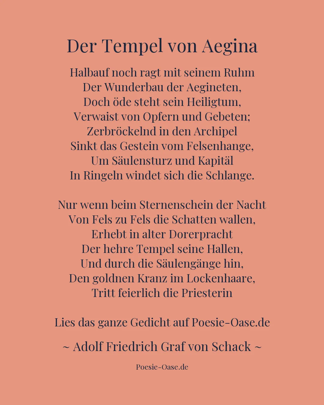 Illustration zu Der Tempel von Aegina